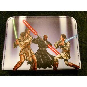 Star Wars Darth Maul Zipper Wallet By Loungefly  (Glow-In-The-Dark)